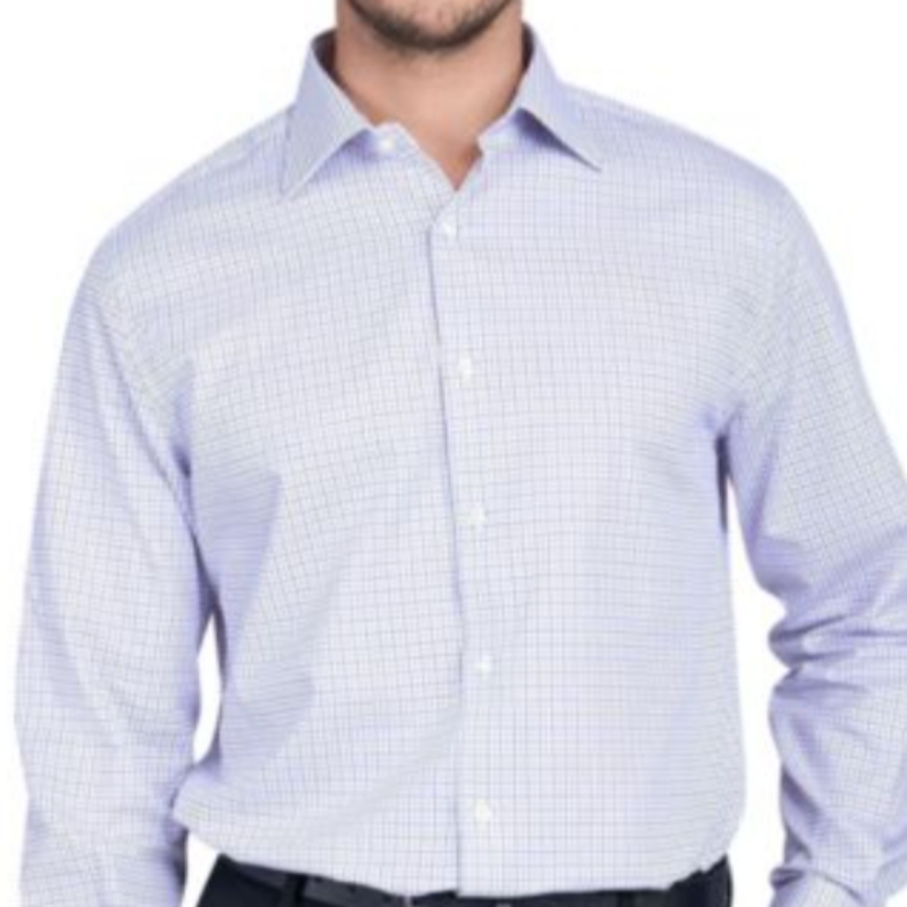 Men's Ike Behar Long Sleeve Dress Shirt 16 1/2"  Neck and 34/35" sleeve length